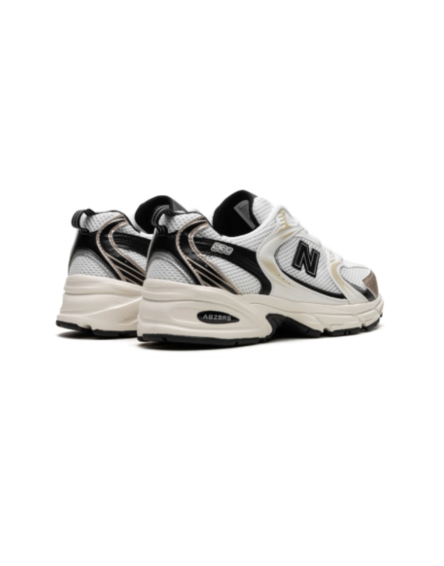 NEW BALANCE 530 WHİTE BLACK GOLD