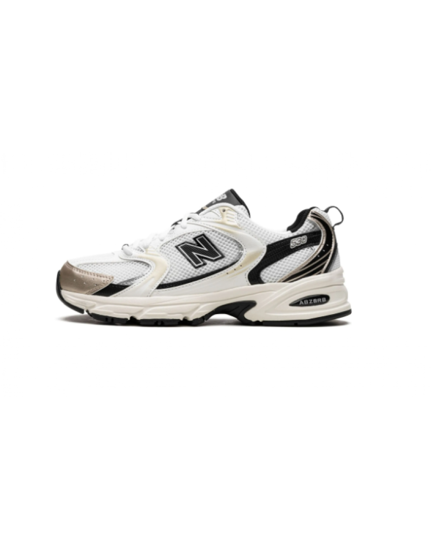 NEW BALANCE 530 WHİTE BLACK GOLD