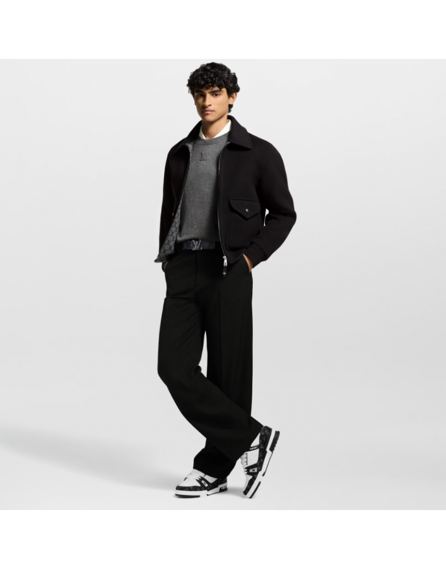 LOUİS VUİTTON SNEAKERS LUXURY BLACK WHİTE