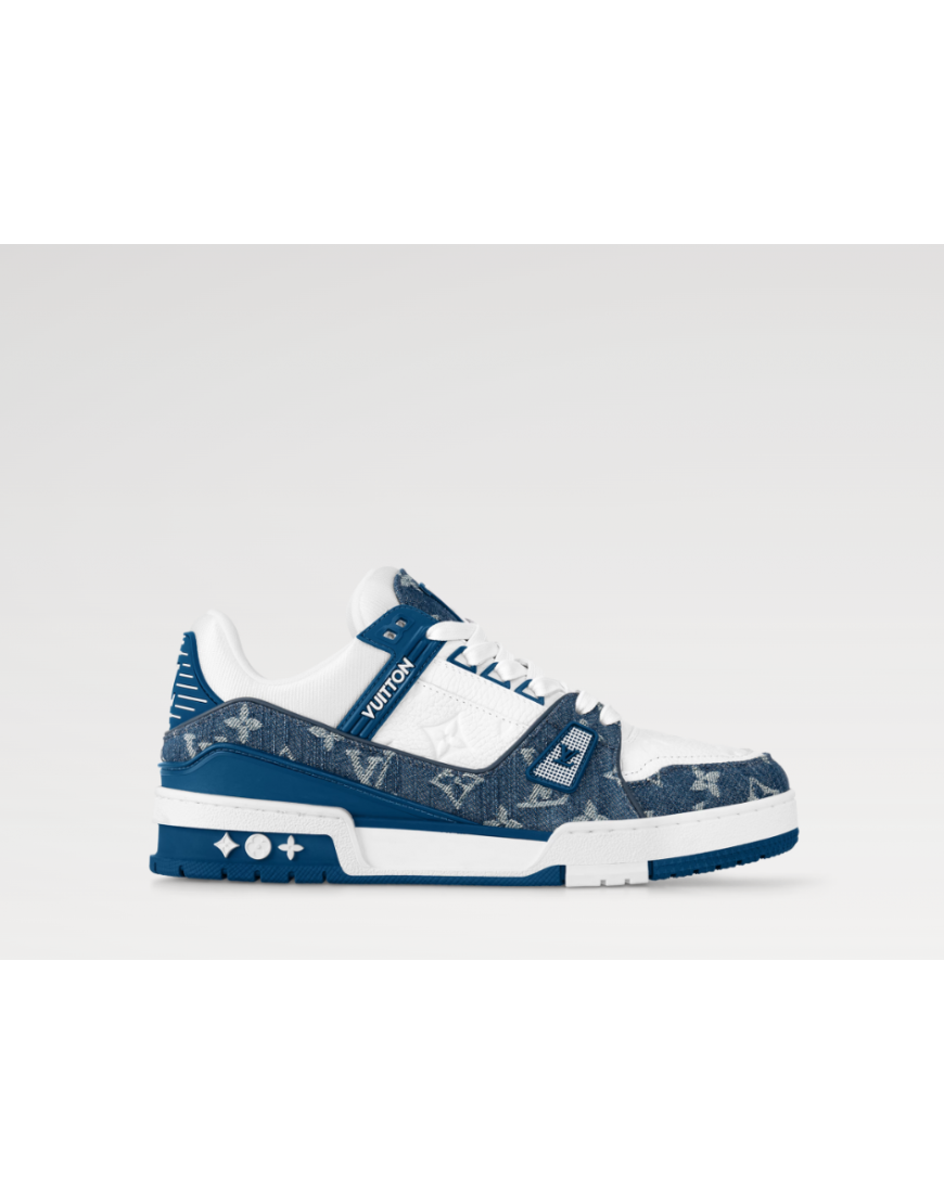 LOUİS VUİTTON SNEAKERS LUXURY BLUE WHİTE