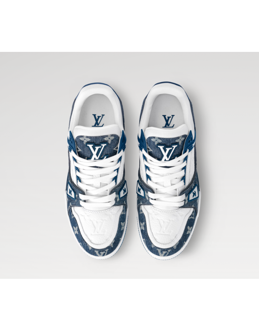 LOUİS VUİTTON SNEAKERS LUXURY BLUE WHİTE