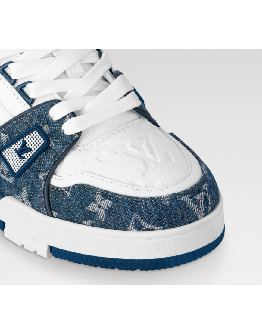 LOUİS VUİTTON SNEAKERS LUXURY BLUE WHİTE