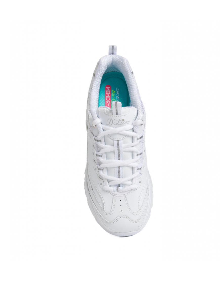 SKECHERS D'LİTES WHİTE FRESH SİLVER