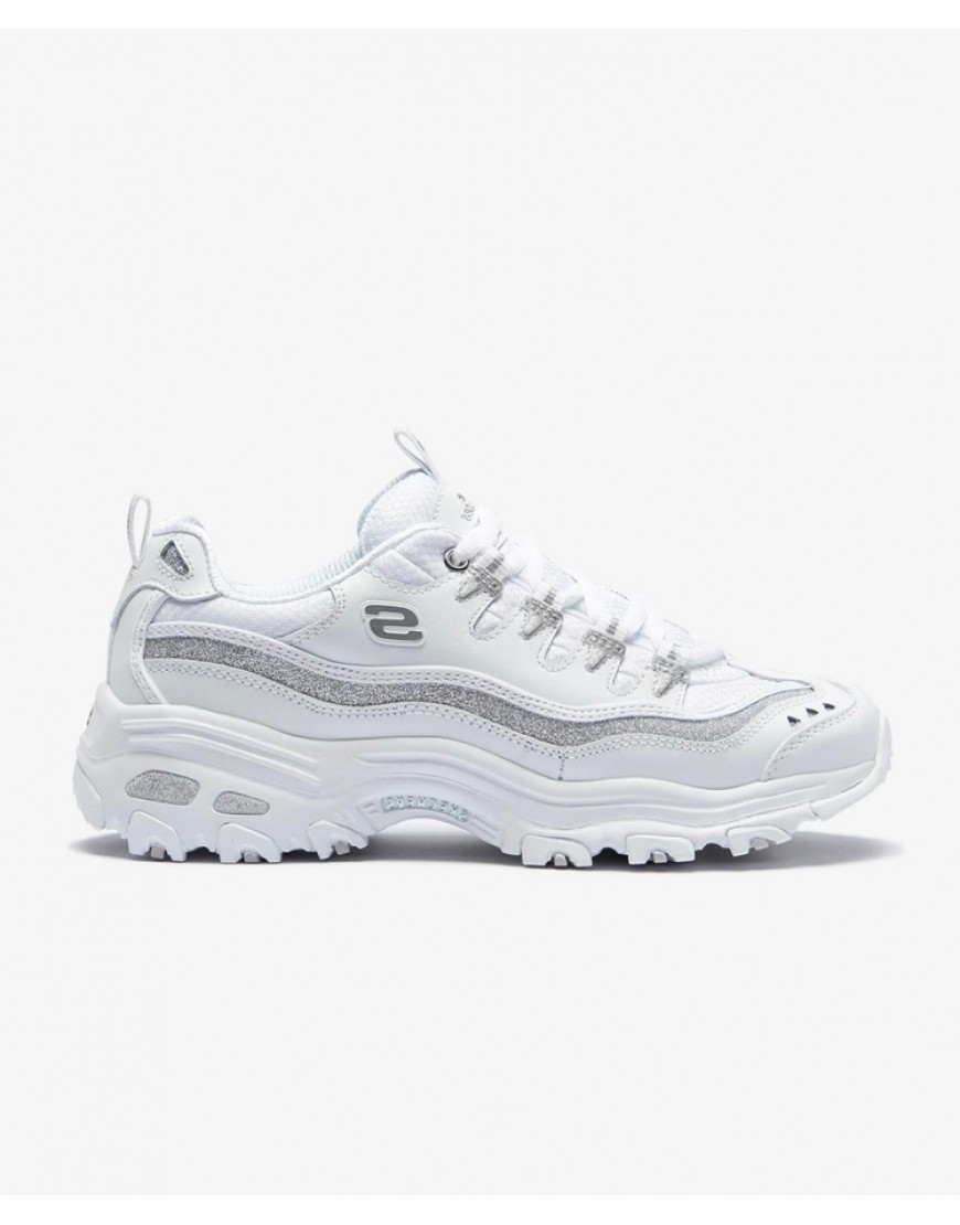 SKECHERS D'LİTES WHİTE SİLVER 
