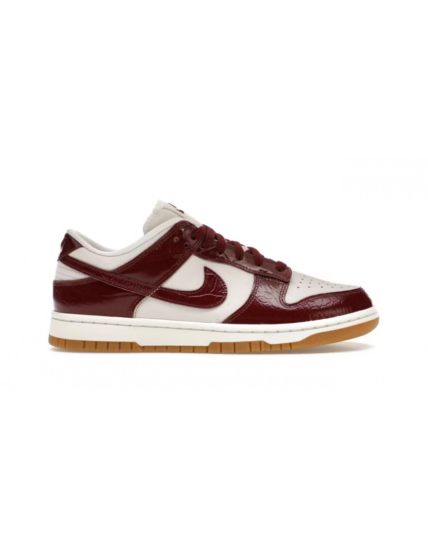 Nike Dunk Low LX Dark Team Red Croc