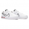 Nike Air Force 1 React White Black Red