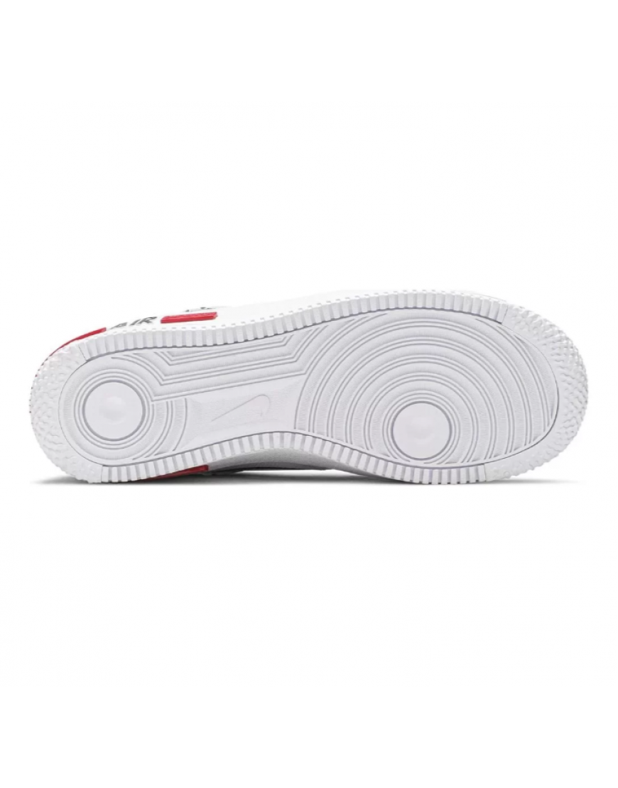 Nike Air Force 1 React White Black Red