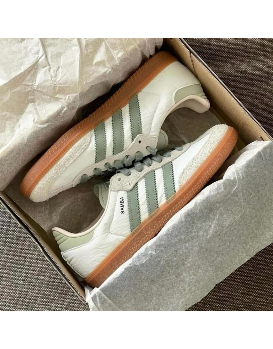adidas Samba OG Silver Green Putty Mauve