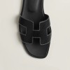 Hermes Oran Sandal Black