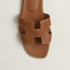 Hermes Oran Sandal Brown
