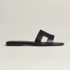 Hermes Oran Sandal Black