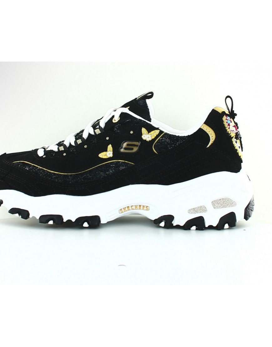 SKECHERS D'LİTES BLACK BUTTERFLY