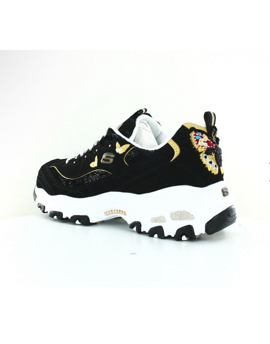 SKECHERS D'LİTES BLACK BUTTERFLY