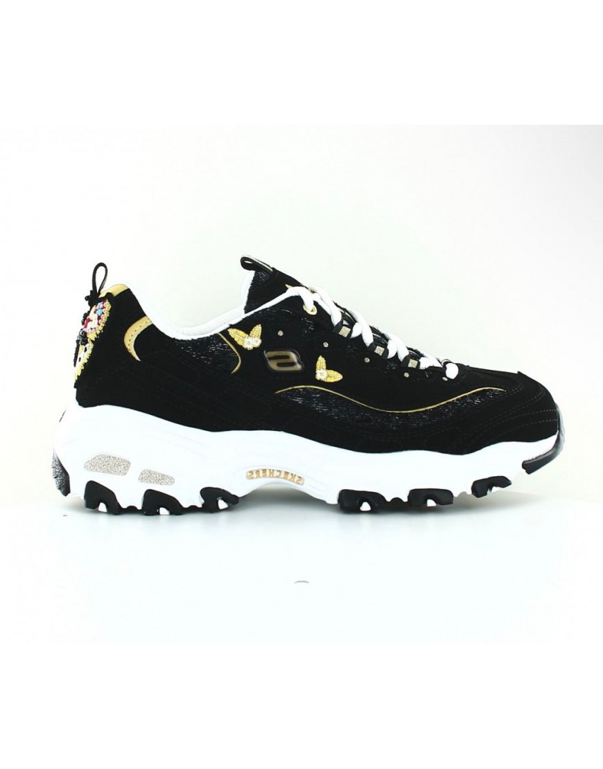 SKECHERS D'LİTES BLACK BUTTERFLY