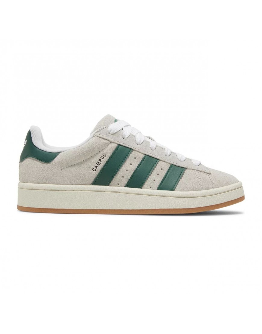 Adidas Campus 00s Crystal White Dark Green