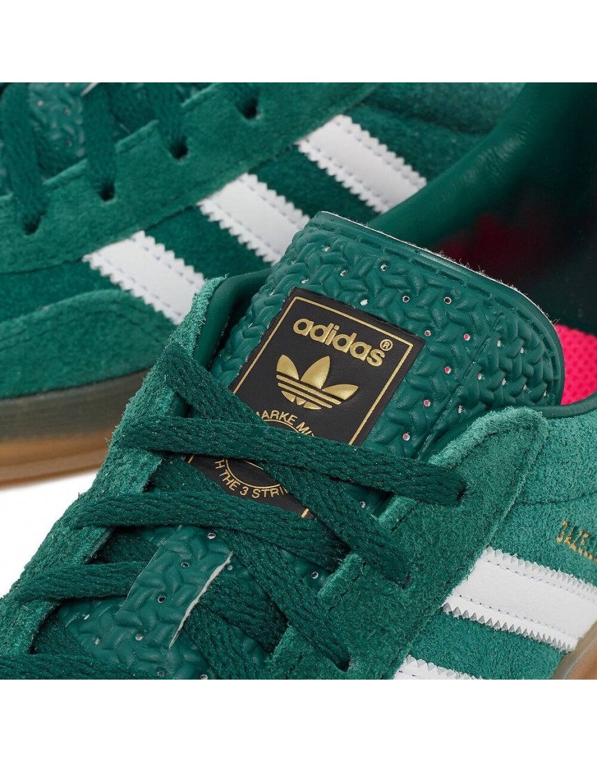 Adidas Gazelle Indoor Collegiate Green Lucid Pink