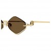 Gucci GG1604S Brown Gold
