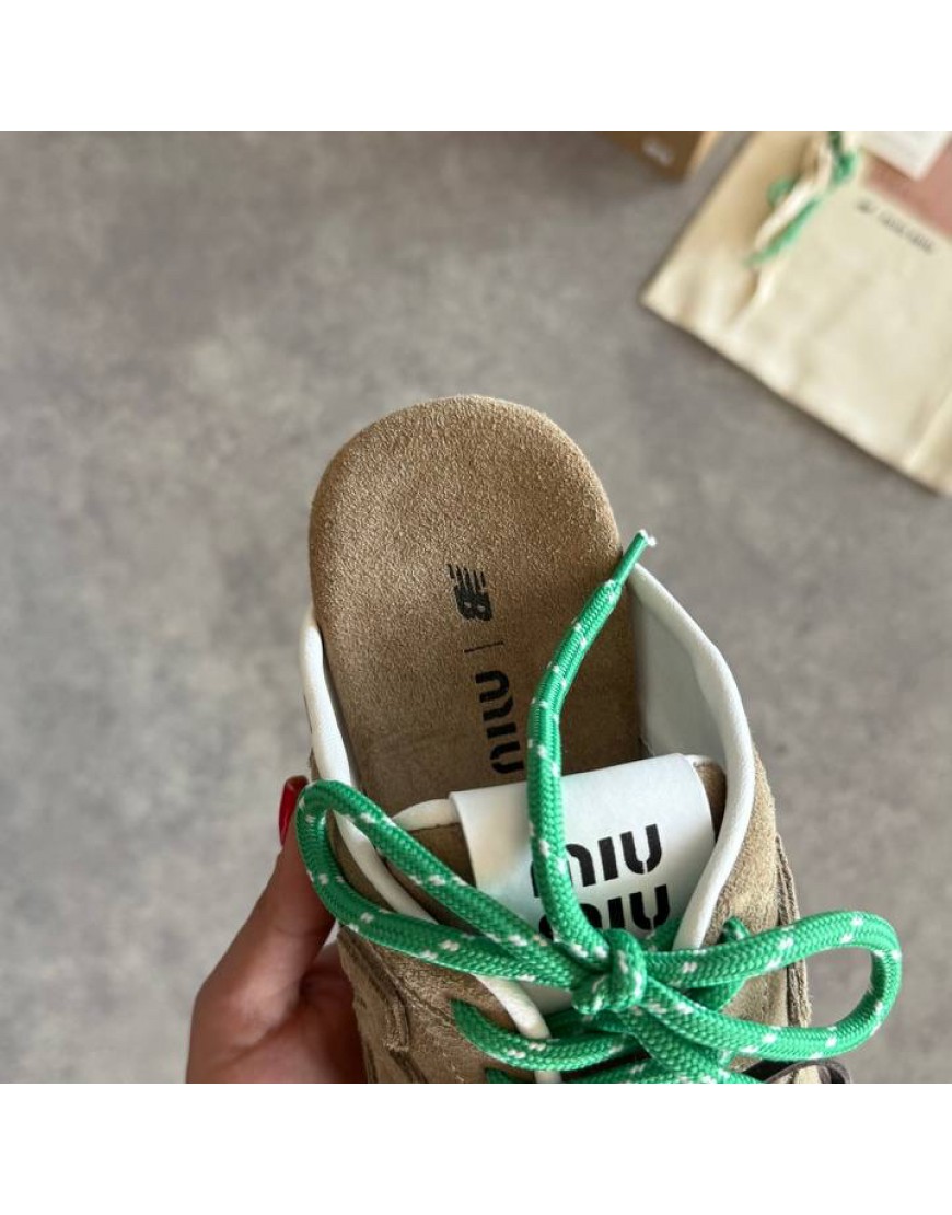 New Balance 530 SL Mule Miu Miu Ecru