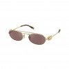 Miu Miu Gözlük Brown Gold