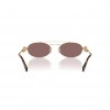 Miu Miu Gözlük Brown Gold