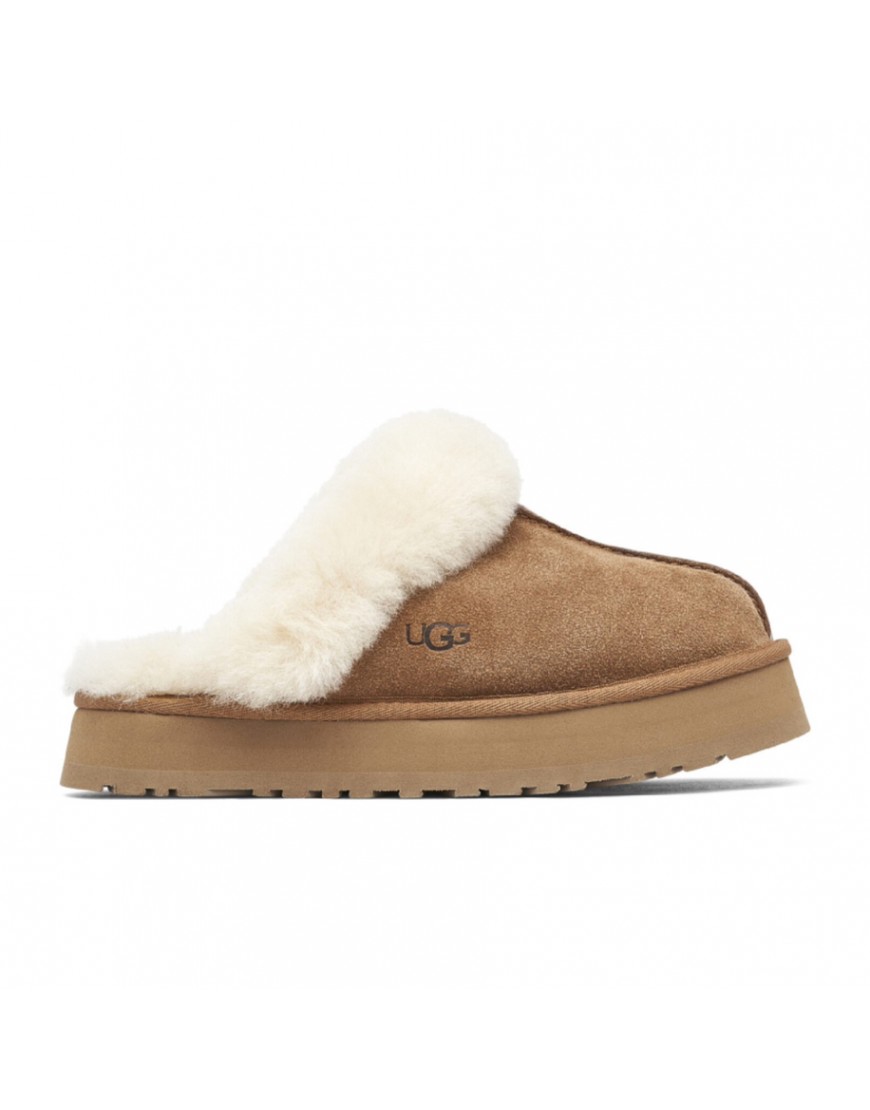 UGG Disquette Slipper Chestnut (GERÇEK KÜRK)