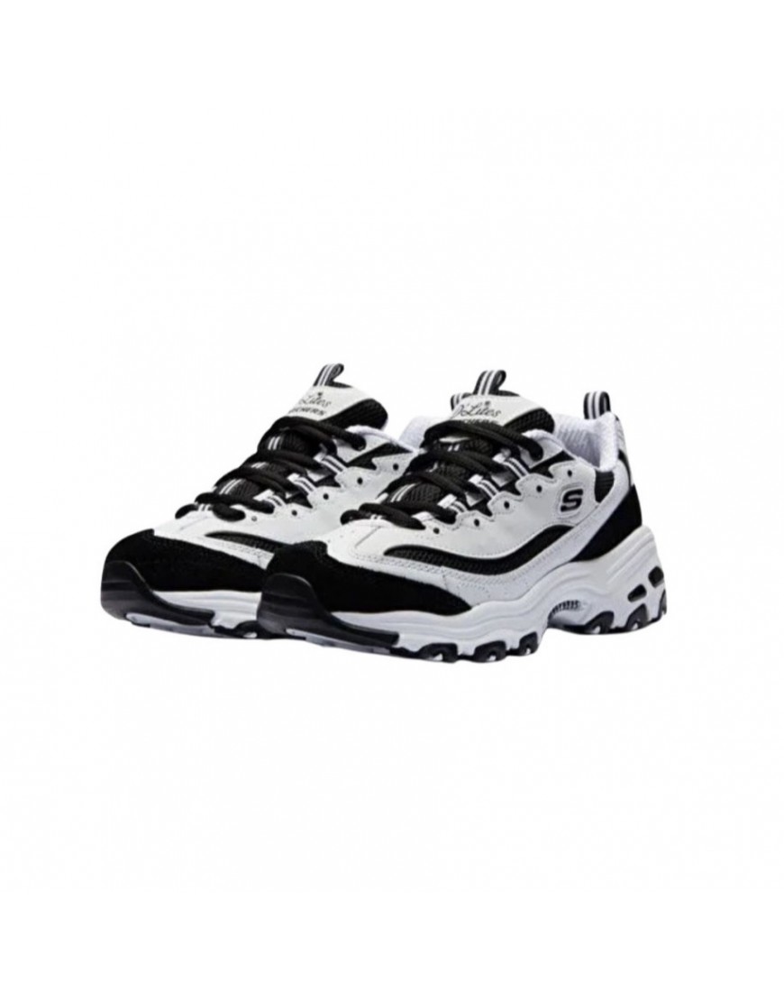 Skechers D’Lites White Black