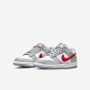 Nike Dunk Low White Wolf Grey University Red