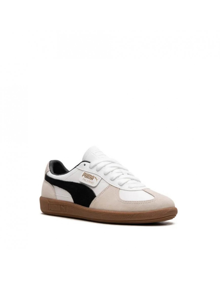 Puma Palermo Leather White Vapor Grey Gum