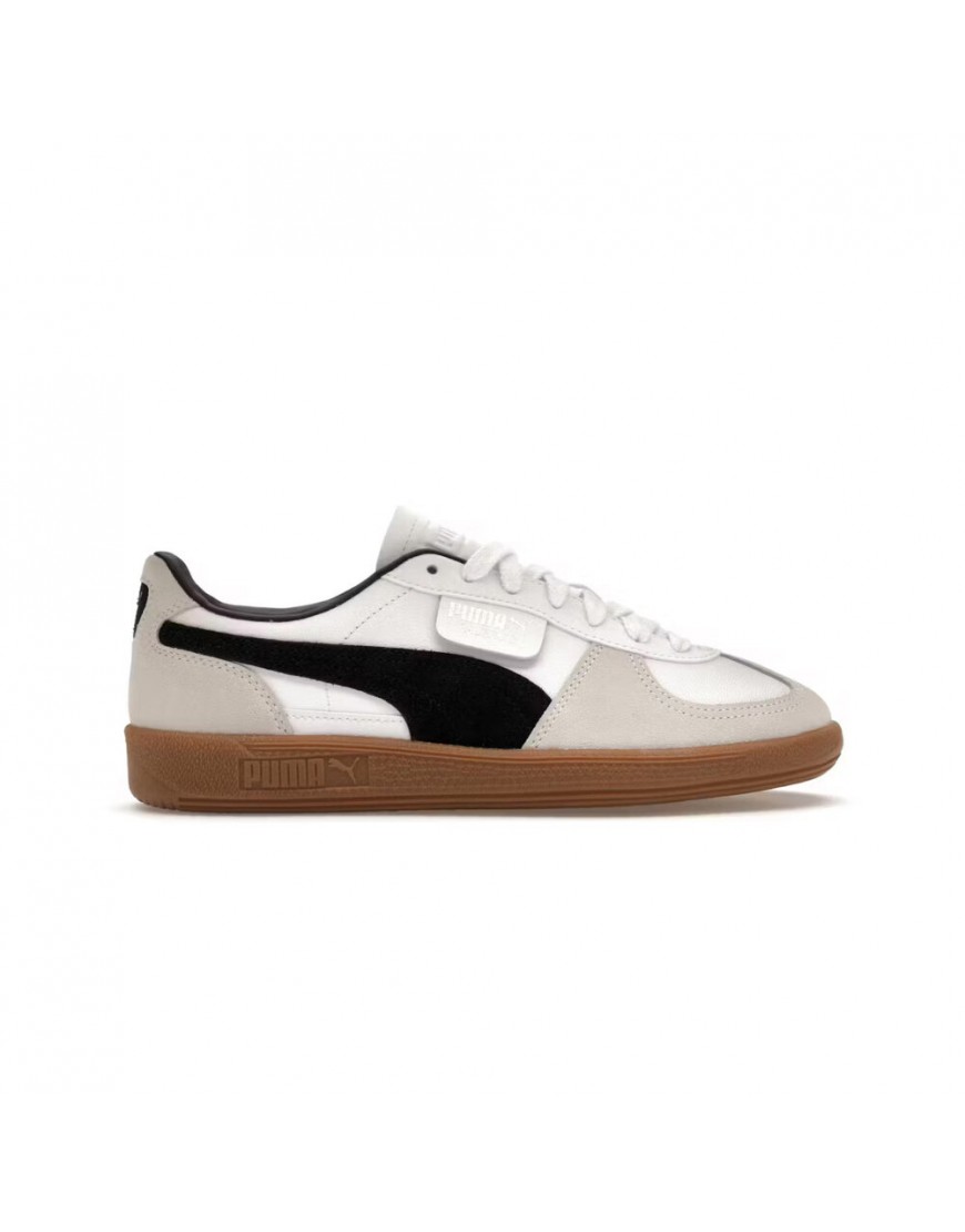 Puma Palermo Leather White Vapor Grey Gum