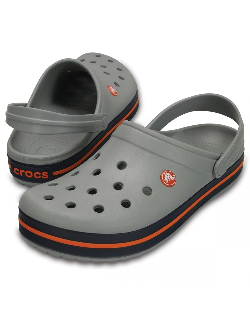 Crocs Crocband Light Grey Navy