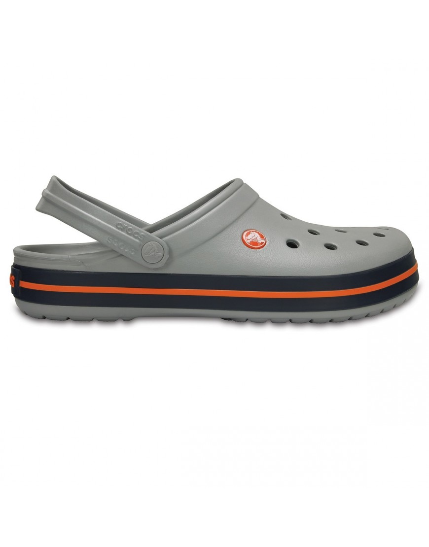 Crocs Crocband Light Grey Navy