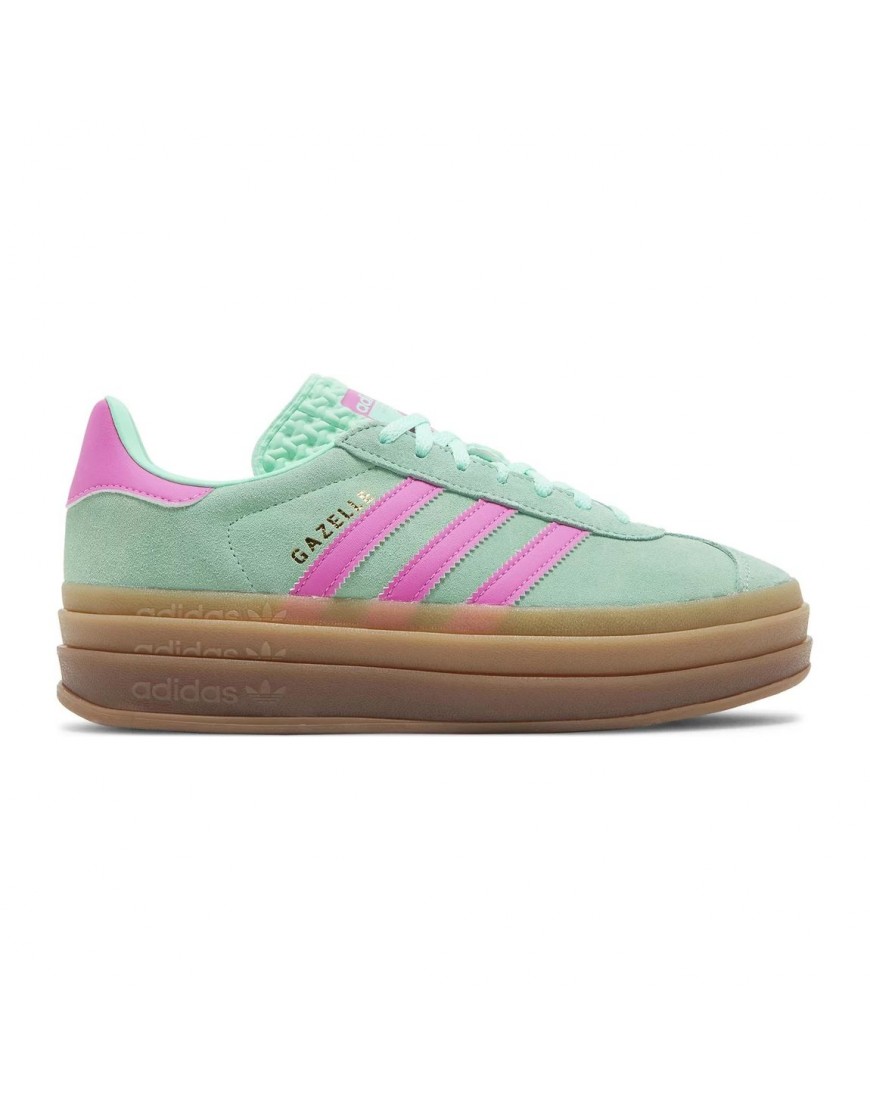 adidas Gazelle Bold Pulse Mint Screaming Pink