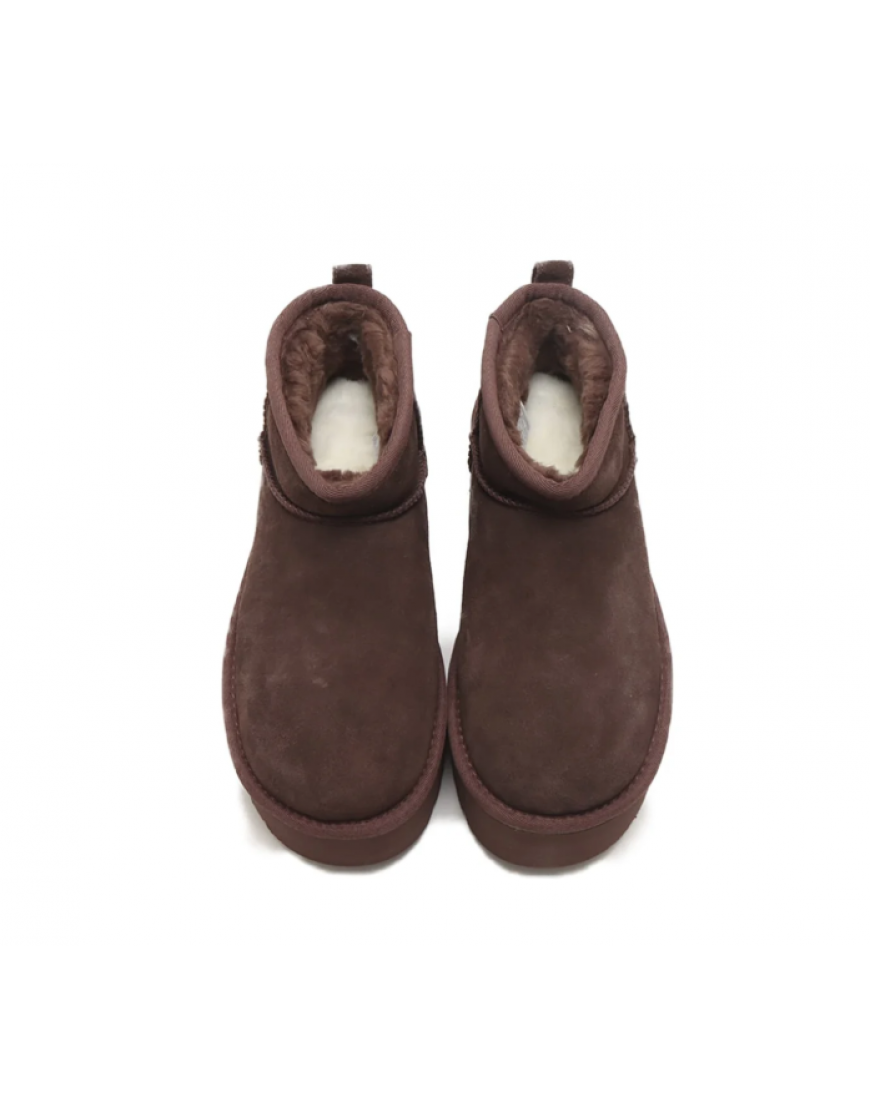 UGG Classic Mini Platform Dark Brown