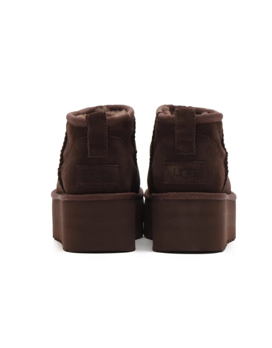 UGG Classic Mini Platform Dark Brown