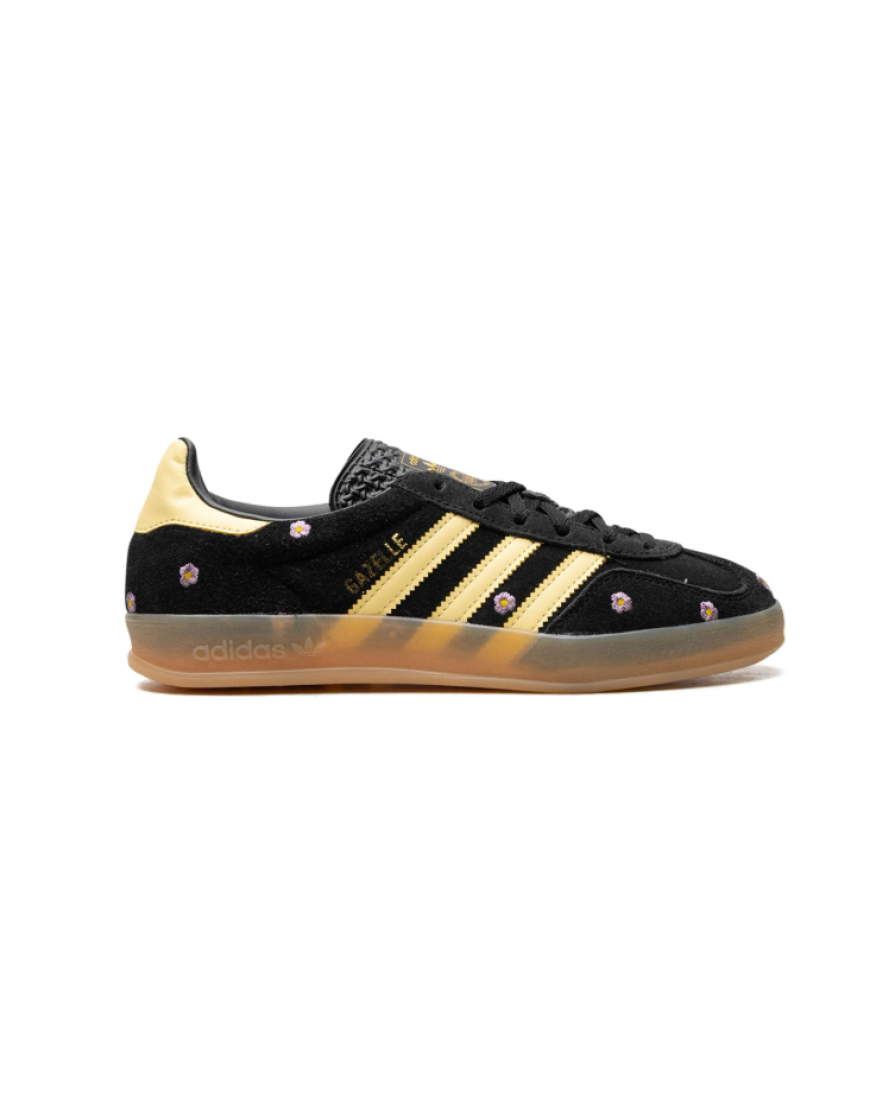 Adidas Gazelle Indoor Black Almost Yellow