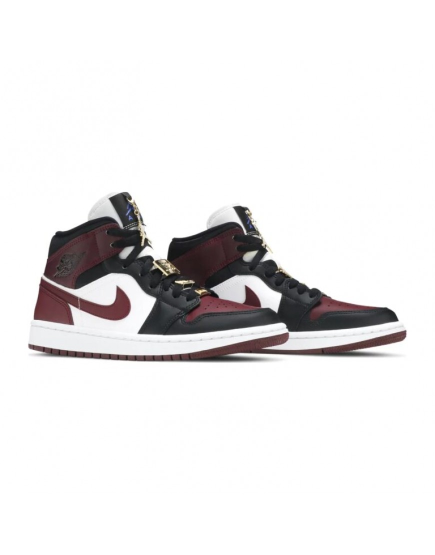 Nike Air Jordan 1 Mid SE Beetroot Gold Pendant