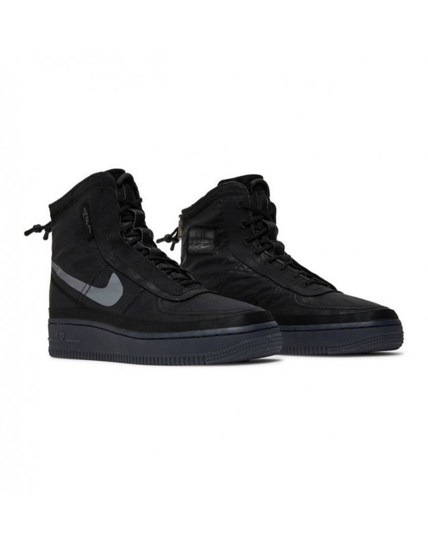 NİKE AİR FORCE 1 MID SHELL BLACK