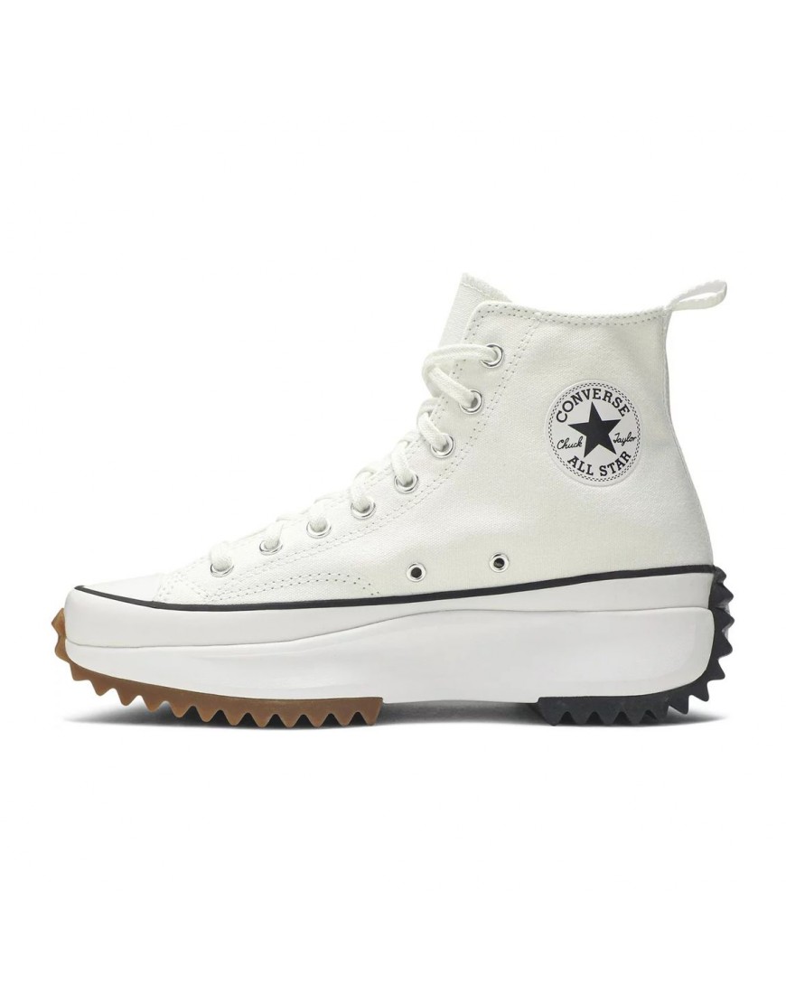 Converse Run Star Hike High White Black Gum