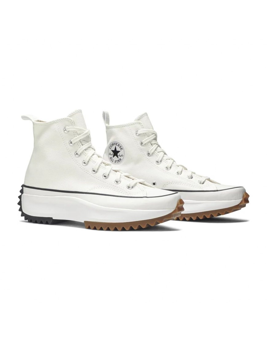 Converse Run Star Hike High White Black Gum