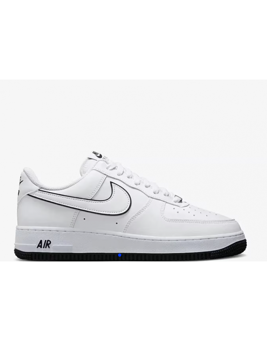 NİKE AİR FORCE 1 LOW 07 WHİTE BLACK SWOOSH OUTLİNE