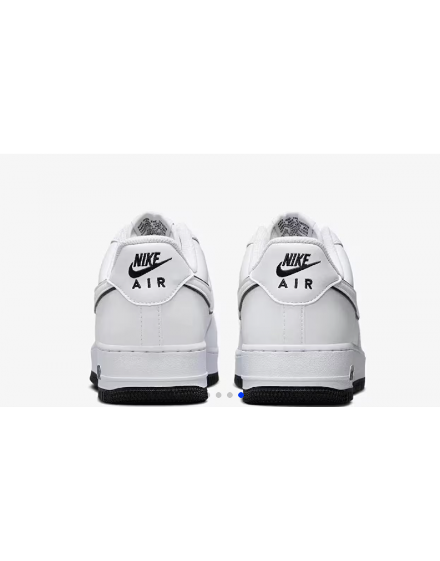 NİKE AİR FORCE 1 LOW 07 WHİTE BLACK SWOOSH OUTLİNE