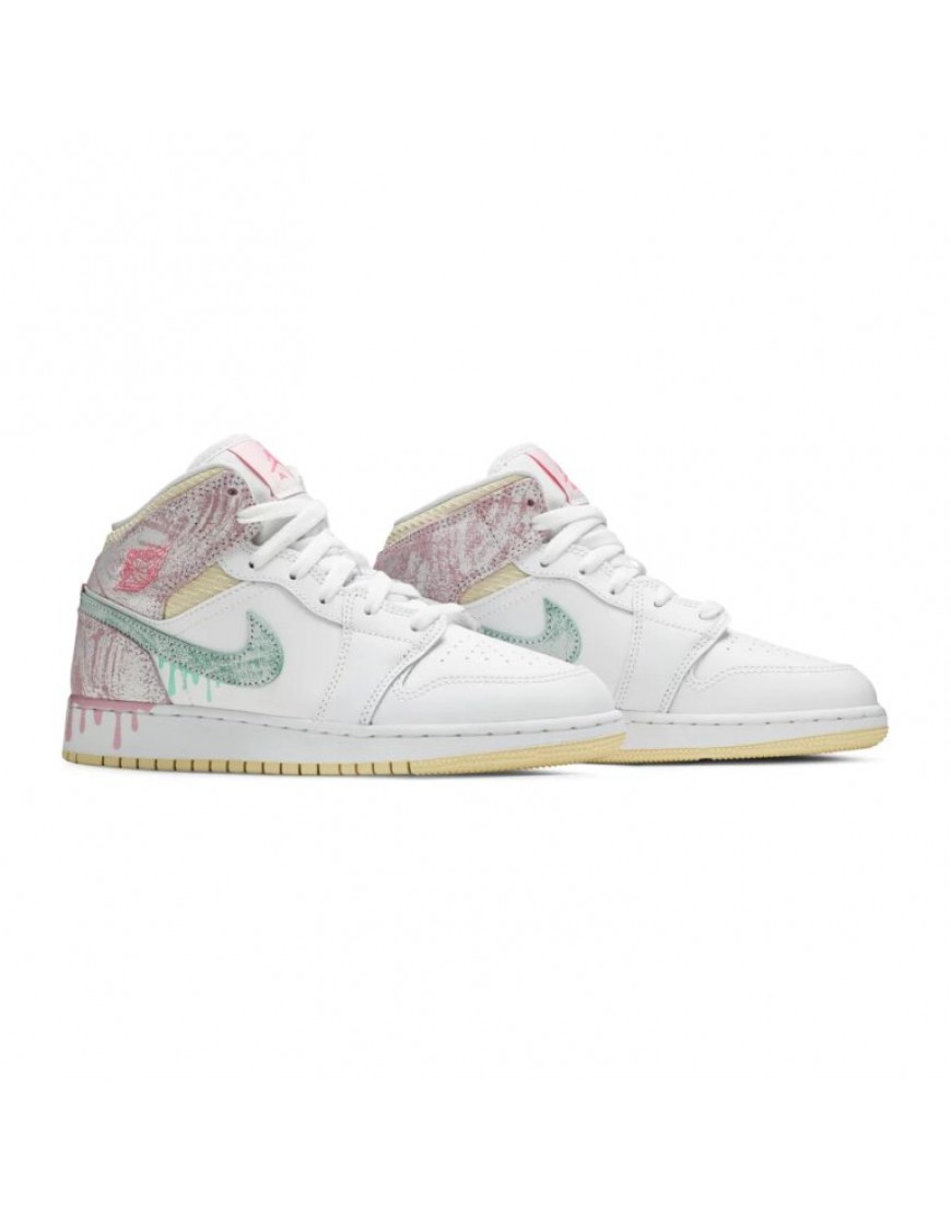 Nike Air Jordan 1 Mid Paint Drip