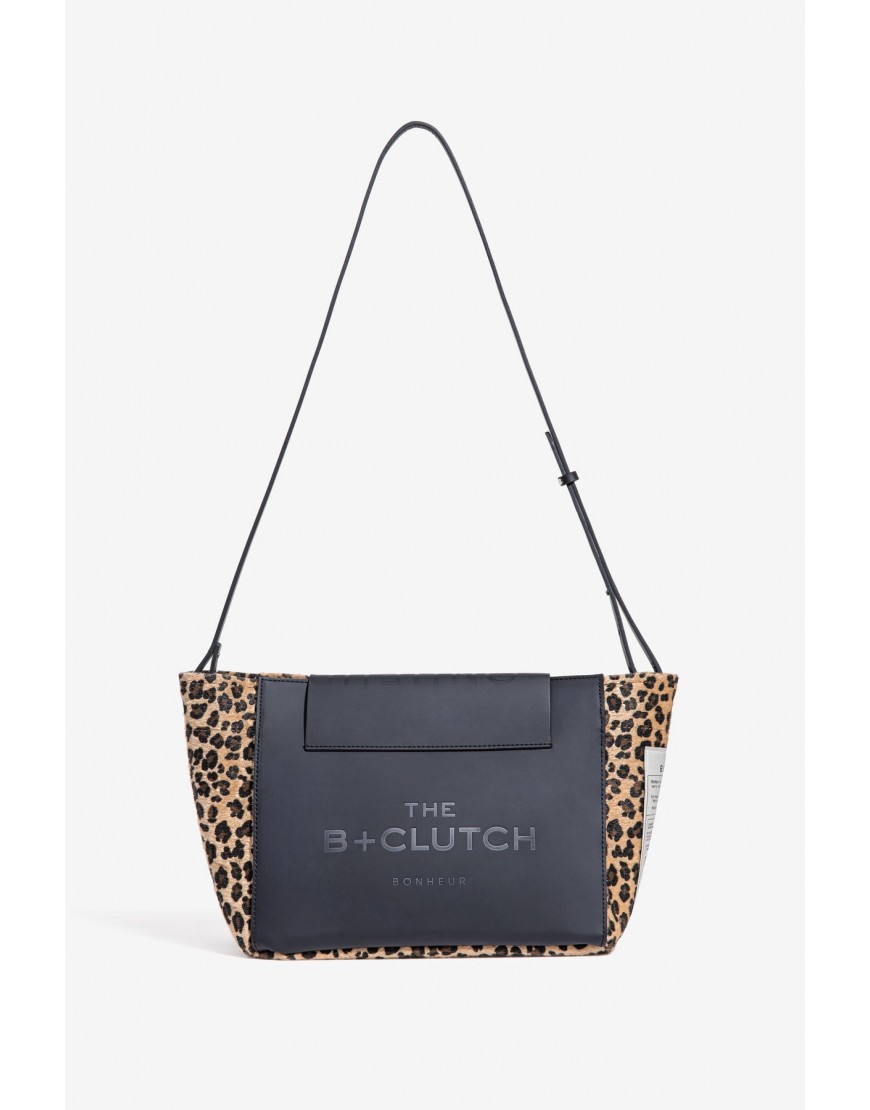 BONHEUR CLUTCH BAG N 6 LEOPARD