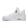 Nike Air Jordan 4 Retro Pure Money White Silver