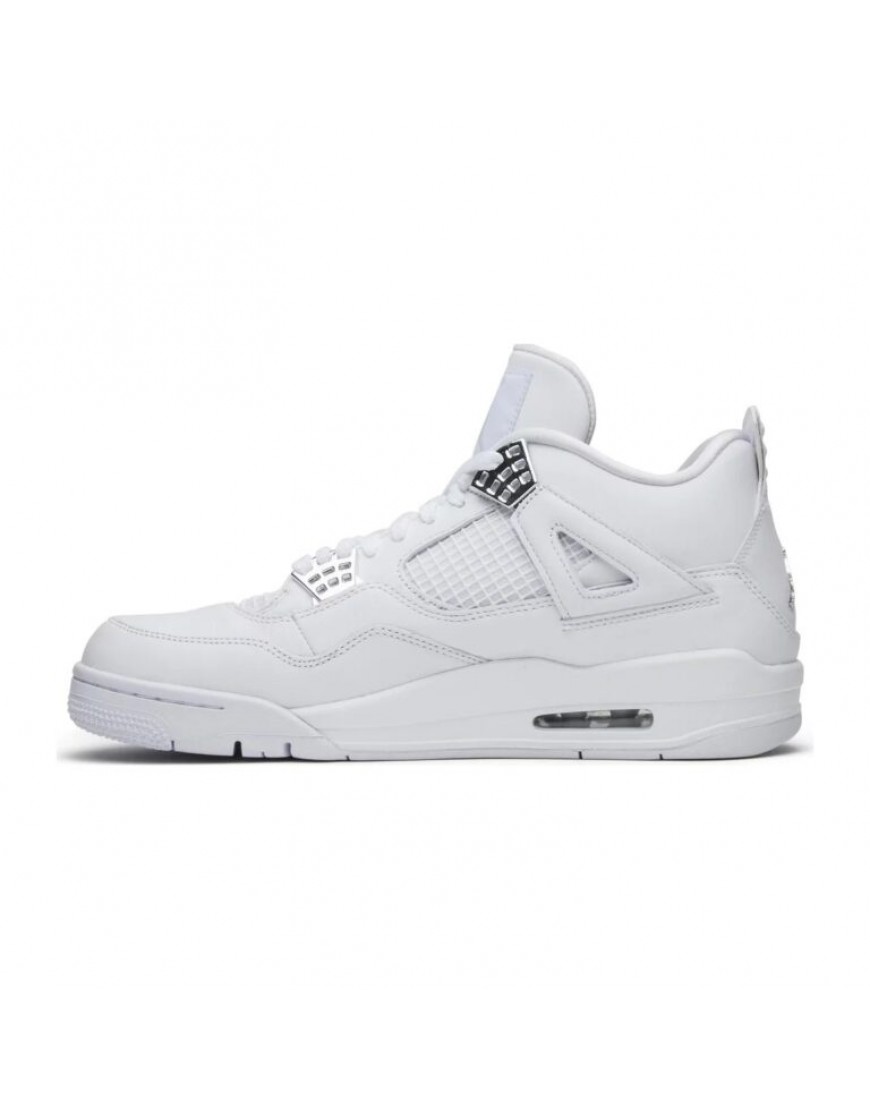 Nike Air Jordan 4 Retro Pure Money White Silver