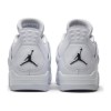 Nike Air Jordan 4 Retro Pure Money White Silver