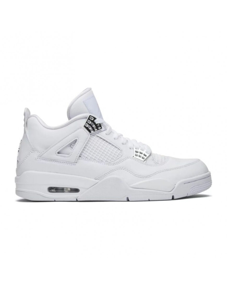 Nike Air Jordan 4 Retro Pure Money White Silver