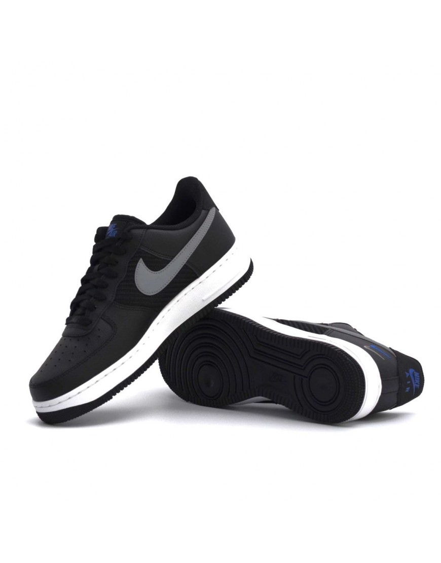 Nike Air Force 1 ’07 Double Swoosh Black Racer Blue